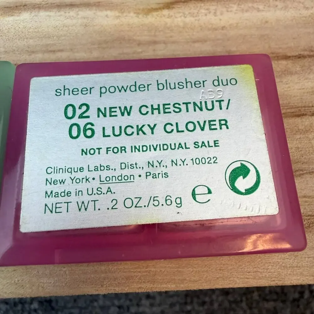Vintage Clinique Set 2g 2.5g 5.6g Blush Foundation SPF15 x3 Discontinued TRAVEL